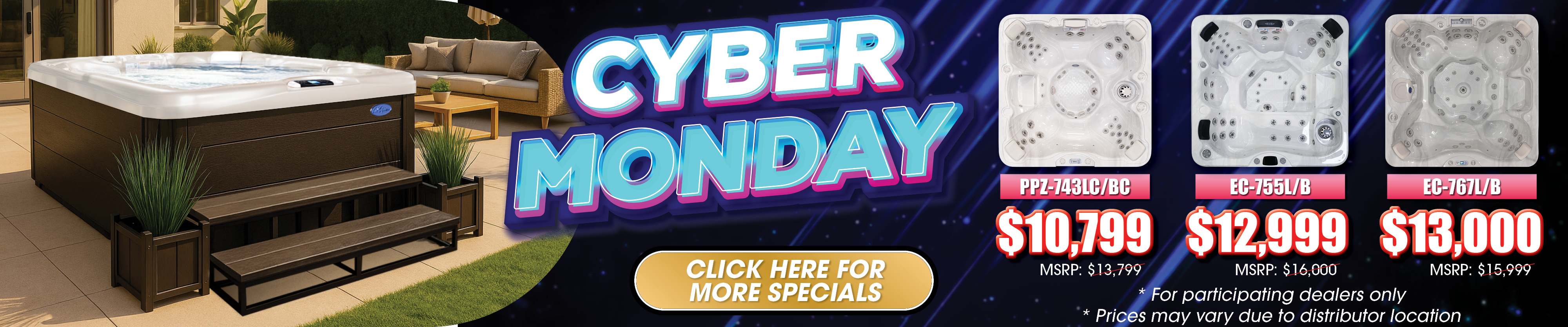 Calspas hot tub being used in a family setting - Janesville